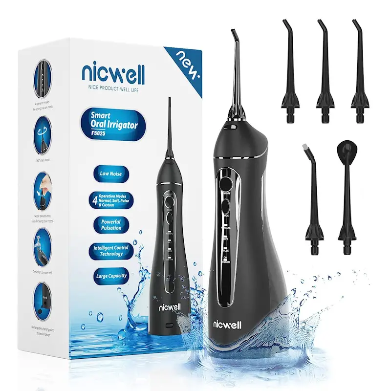 Best Water Flosser For Braces - Nicwell Portable Water Flosser