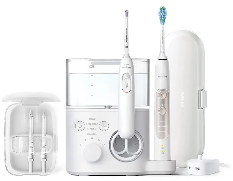 Best Water Flosser and Electric Toothbrush For Braces - Philips Sonicare Power Flosser & Toothbrush System 7000