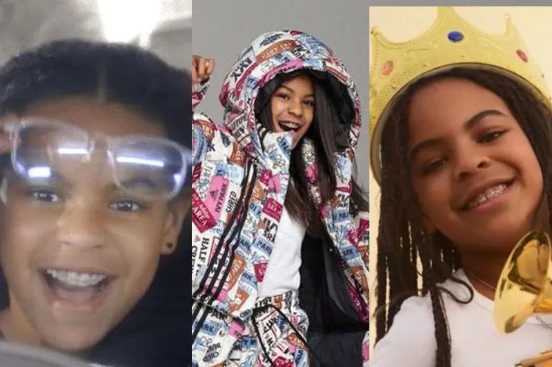 Blue Ivy Carter Braces - Beyoncé and Jay-Z daughter braces